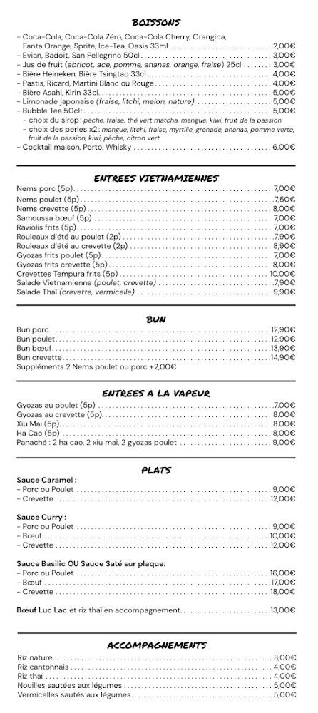 Sushi et noodles - Menu Image 3